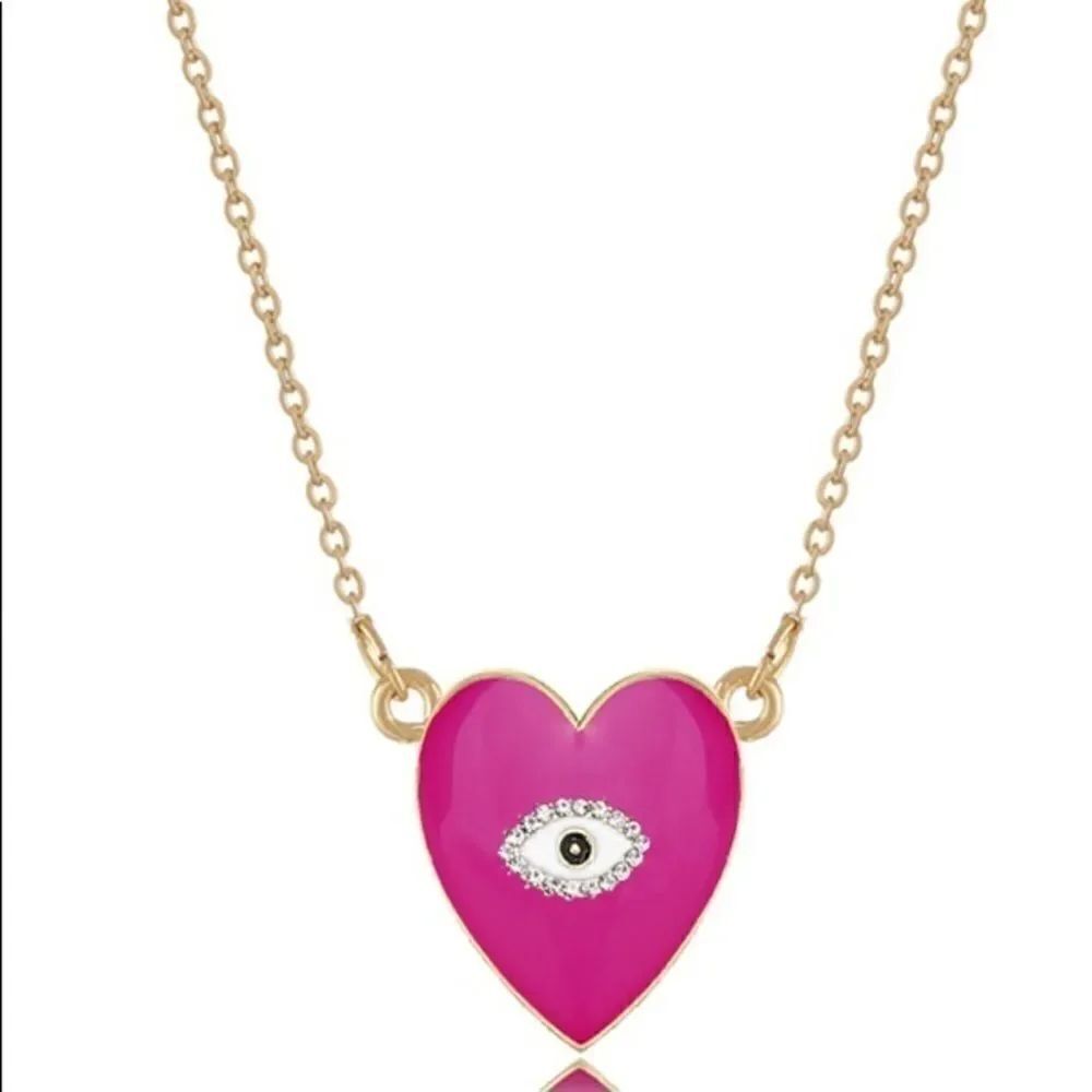 Necklace BoHo heart Nazar Rhinestone zinc alloy